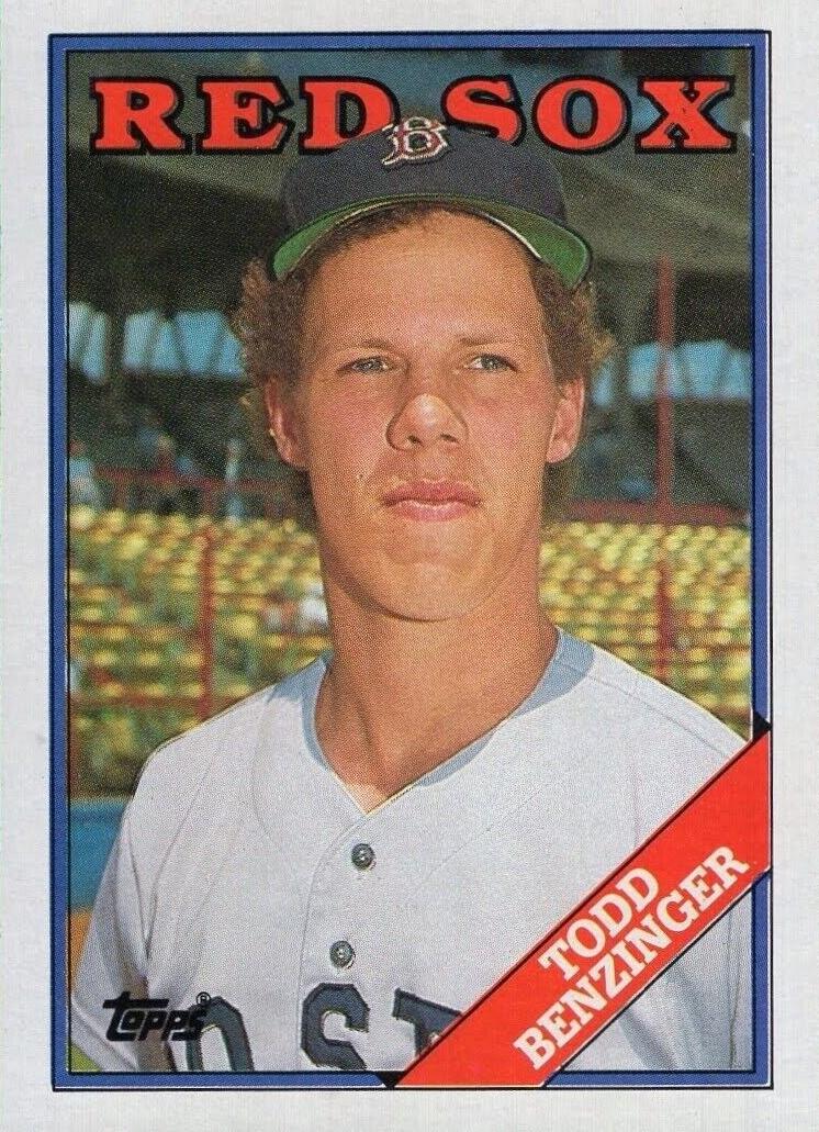 1988 Topps Todd Benzinger #96 card