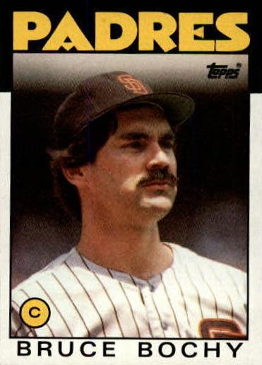 1986 Topps Bruce Bochy #608 card