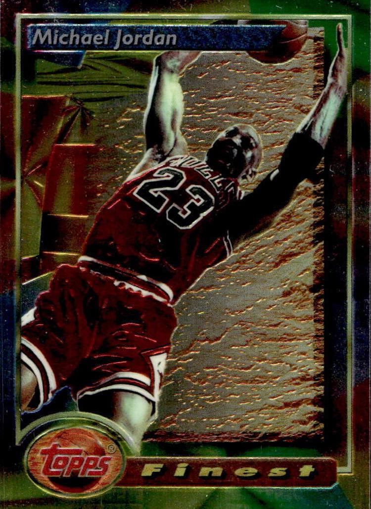 1993 Topps Topps Finest #1 Michael Jordan front