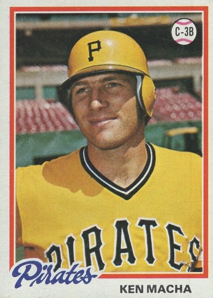 1978 Topps Ken Macha #483 card