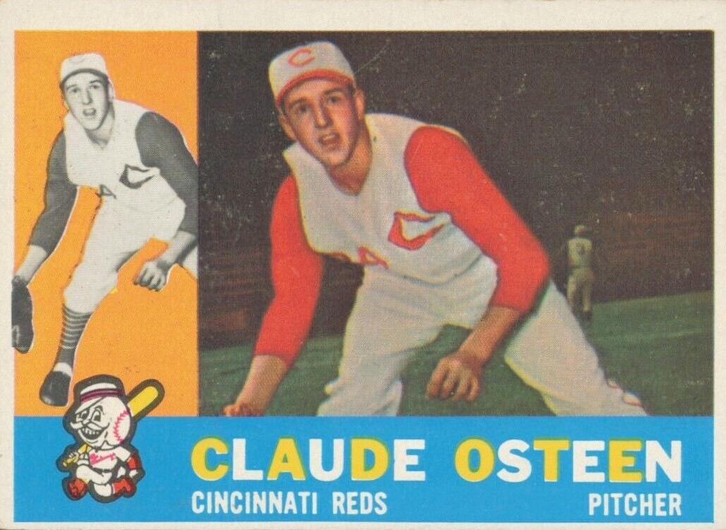 1960 Topps Claude Osteen #206 card