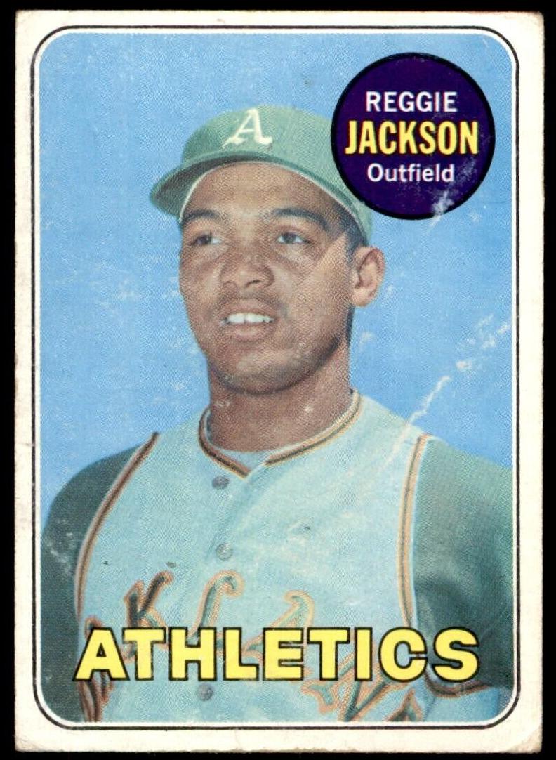 Reggie Jackson 1969 Topps Baseball