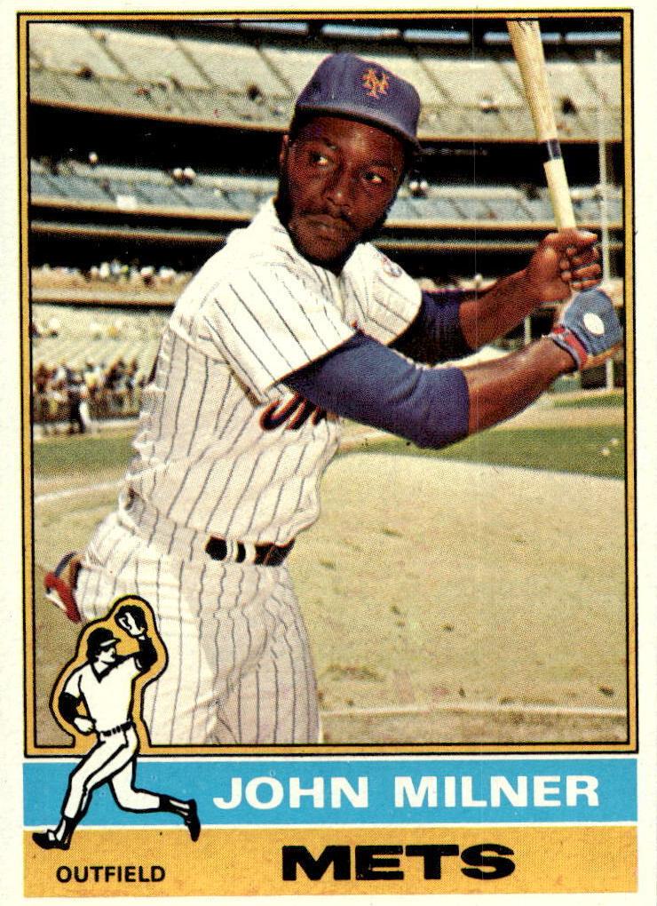 1976 Topps John Milner #517 card