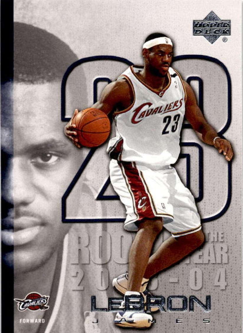 2005 Upper Deck Lebron James #LJ38 card