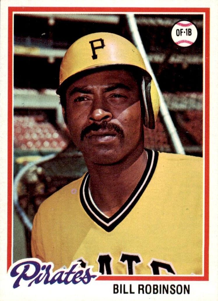1978 Topps Bill Robinson #455 card