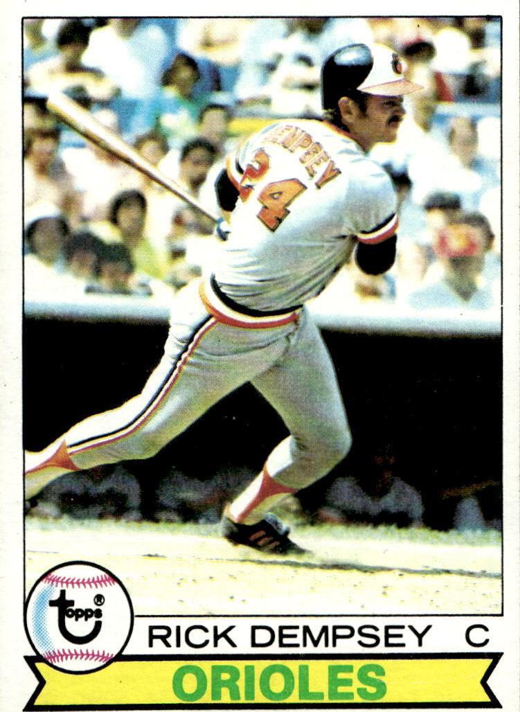 1979 Topps Rick Dempsey #593 card