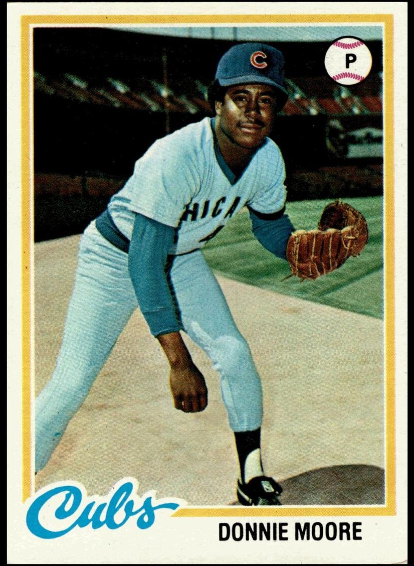 1978 Topps Donnie Moore #523 card