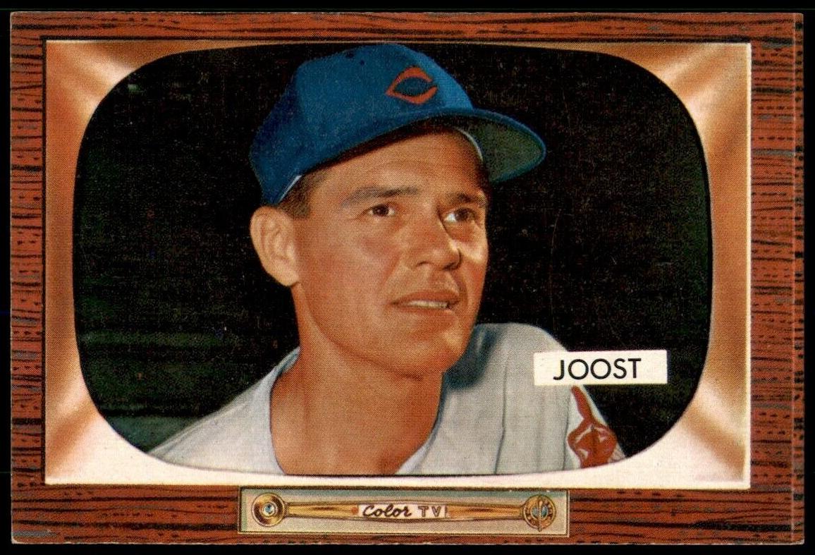 1955 Bowman Eddie Joost #263 card