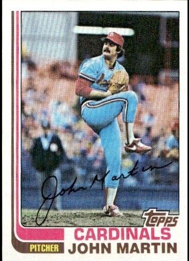1982 Topps John Martin #236 card