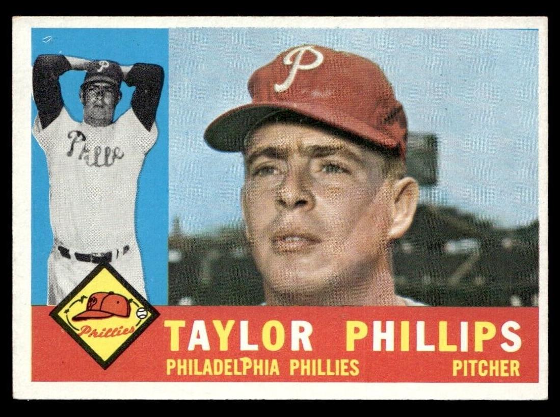 1960 Topps Taylor Phillips #211 card