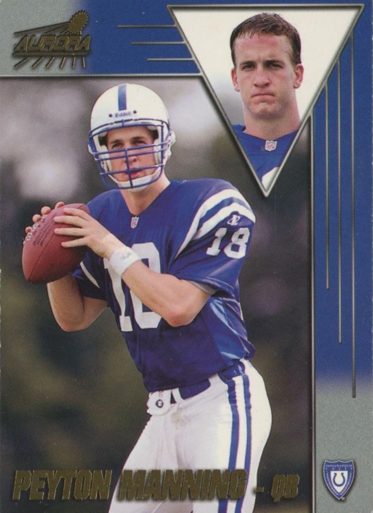 1998 Pacific Aurora Peyton Manning #71 card