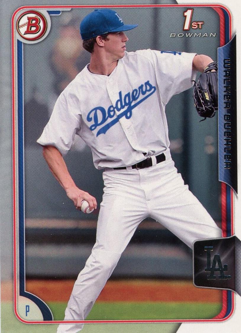2015 Bowman Draft Walker Buehler #46 card
