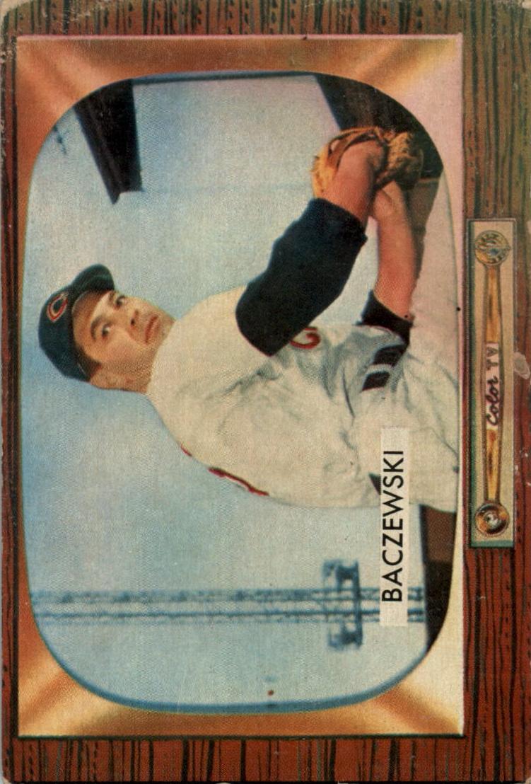 1955 Bowman Fred Baczewski #190 card