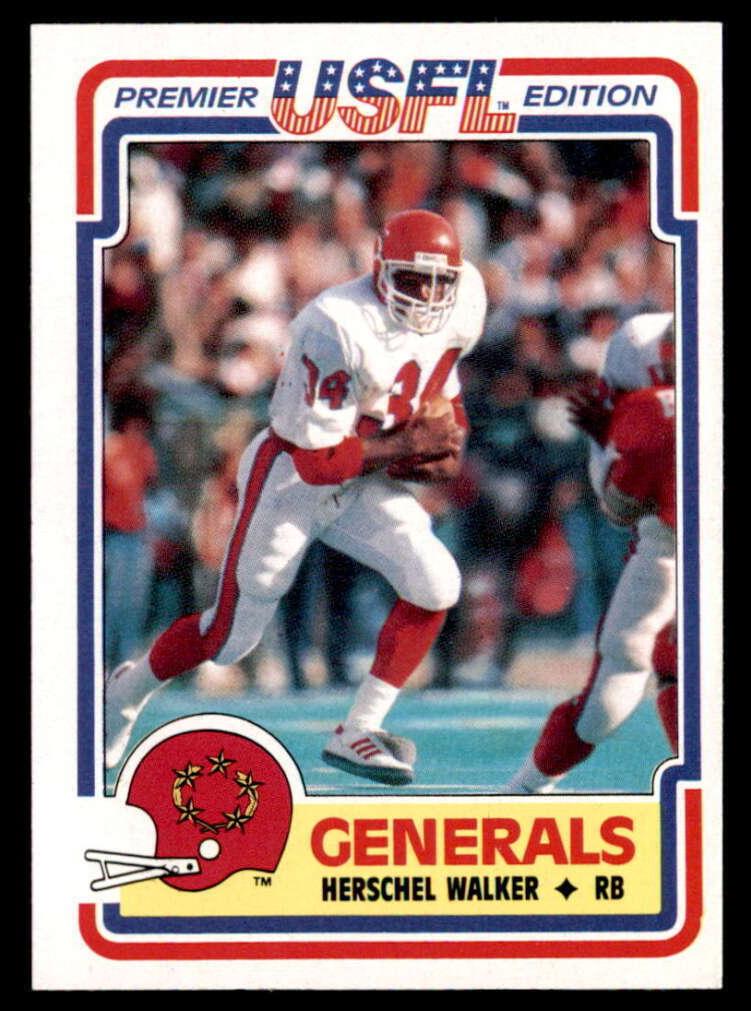 1984 Topps USFL Herschel Walker #74 card