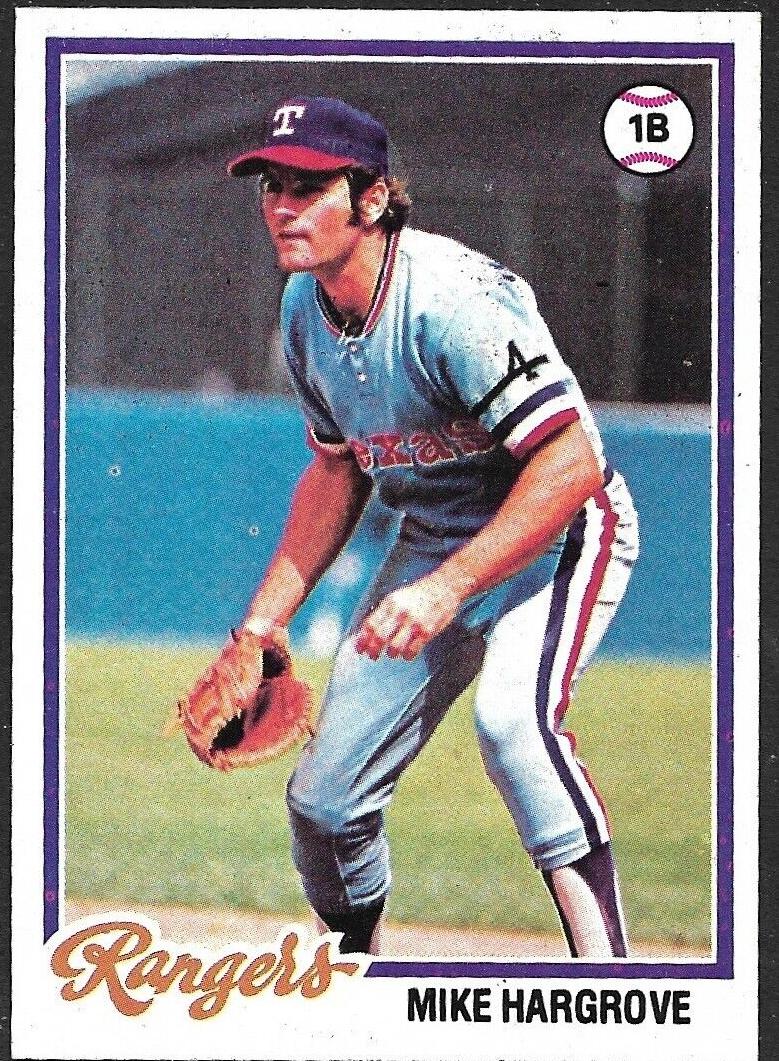 1978 Topps Mike Hargrove #172 card