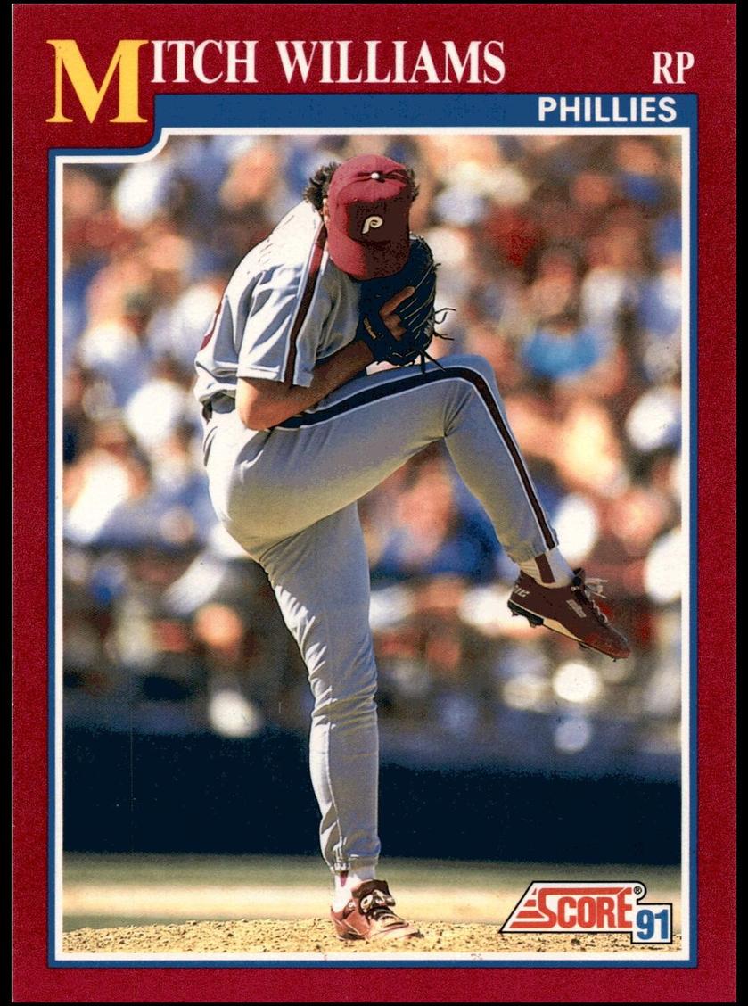 1991 Mitch Williams #27T