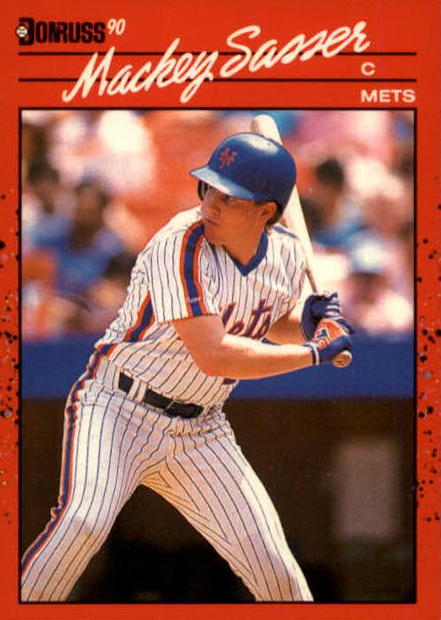 Mackey Sasser 1990 Donruss Baseball