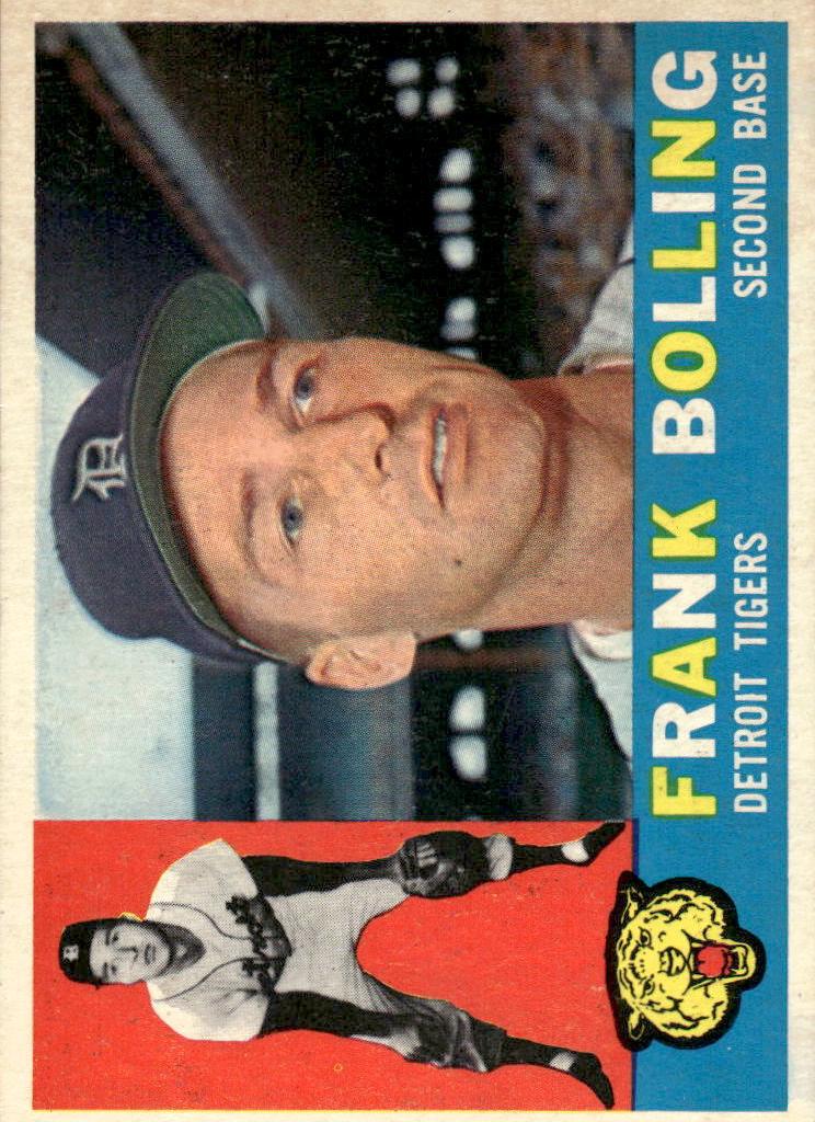 1960 Topps Frank Bolling #482 card