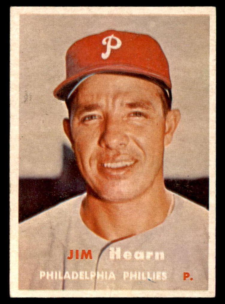 1957 Topps Jim Hearn #348 card