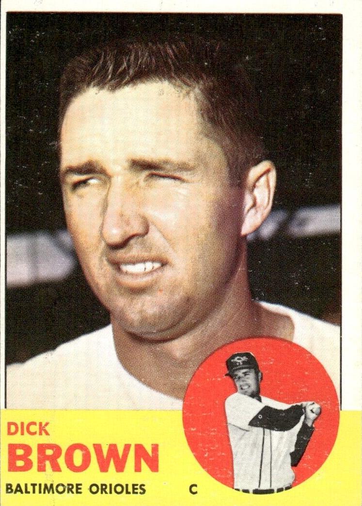 1963 Topps Dick Brown #112 card