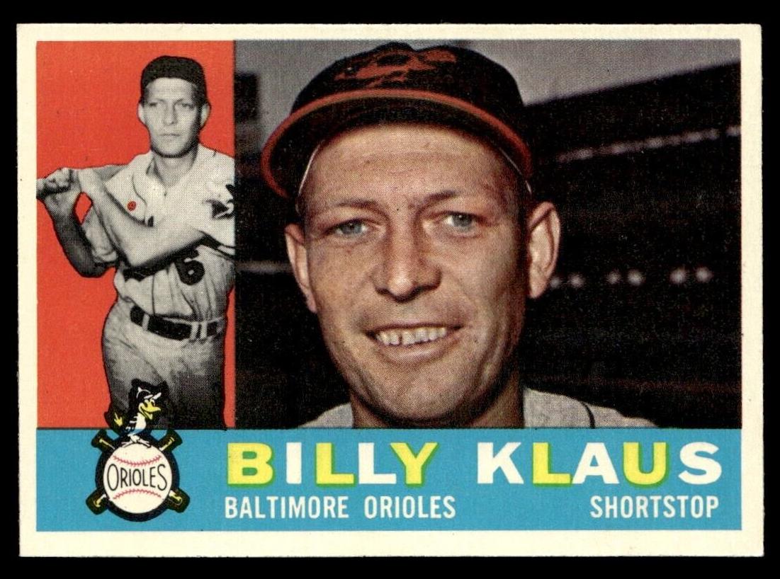 1960 Billy Klaus #406