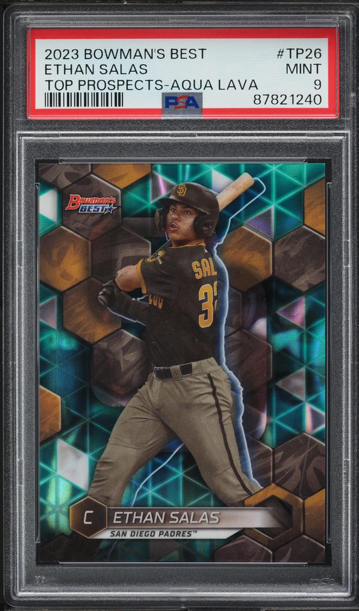 2023 Bowman's Best Baseball Aqua Lava Ethan Salas #TP-26 PSA 10