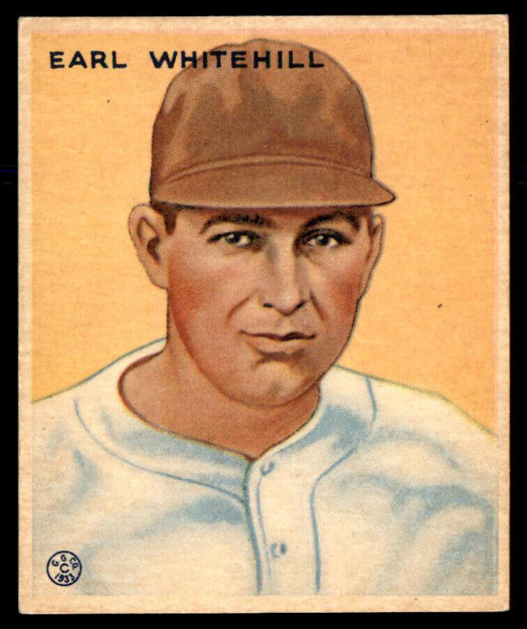 1933 Earl Whitehill #124