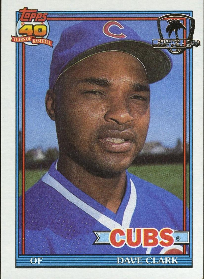 1991 Topps Dave Clark #241 card