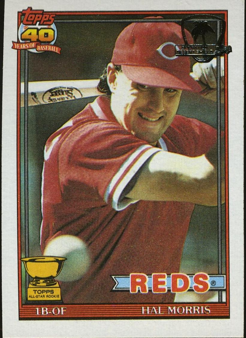 Hal Morris 1991 Topps Desert Shield Baseball