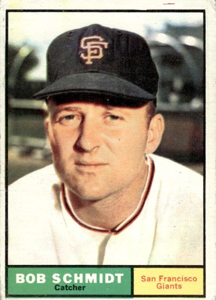 1961 Topps Bob Schmidt #31 card