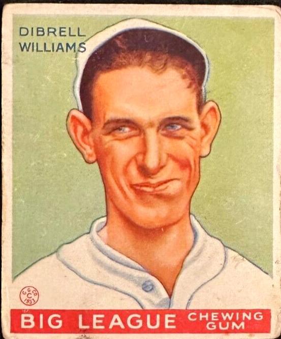 1933 Dibrell Williams #82