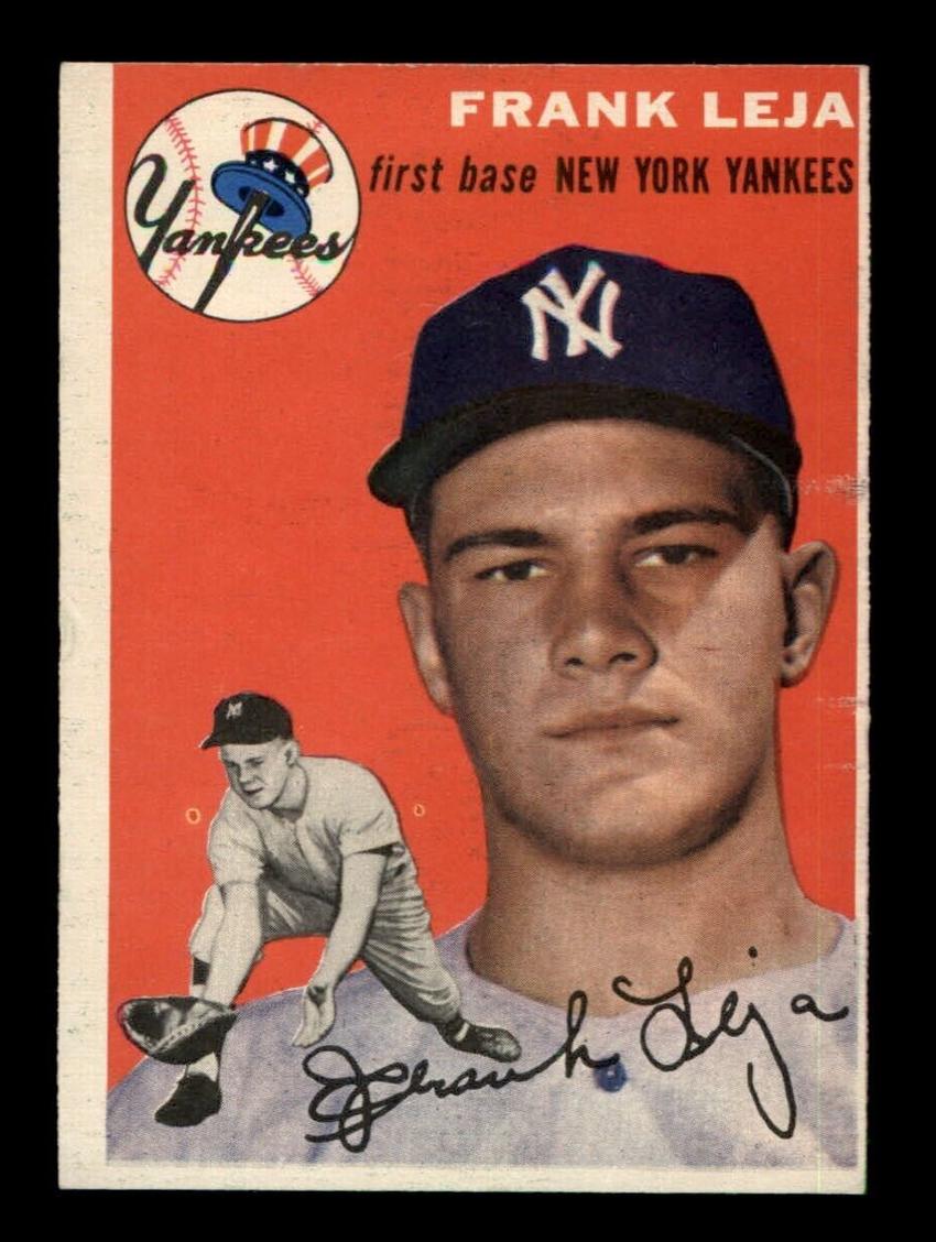 1954 Topps Frank Leja #175 card