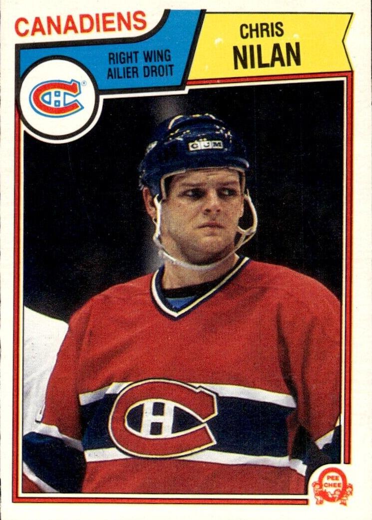 1983 O-Pee-Chee Chris Nilan #194 card