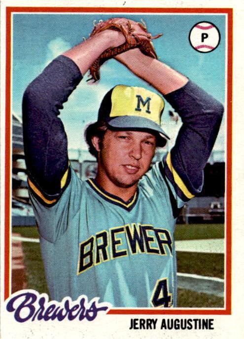 1978 Topps Jerry Augustine #133 card