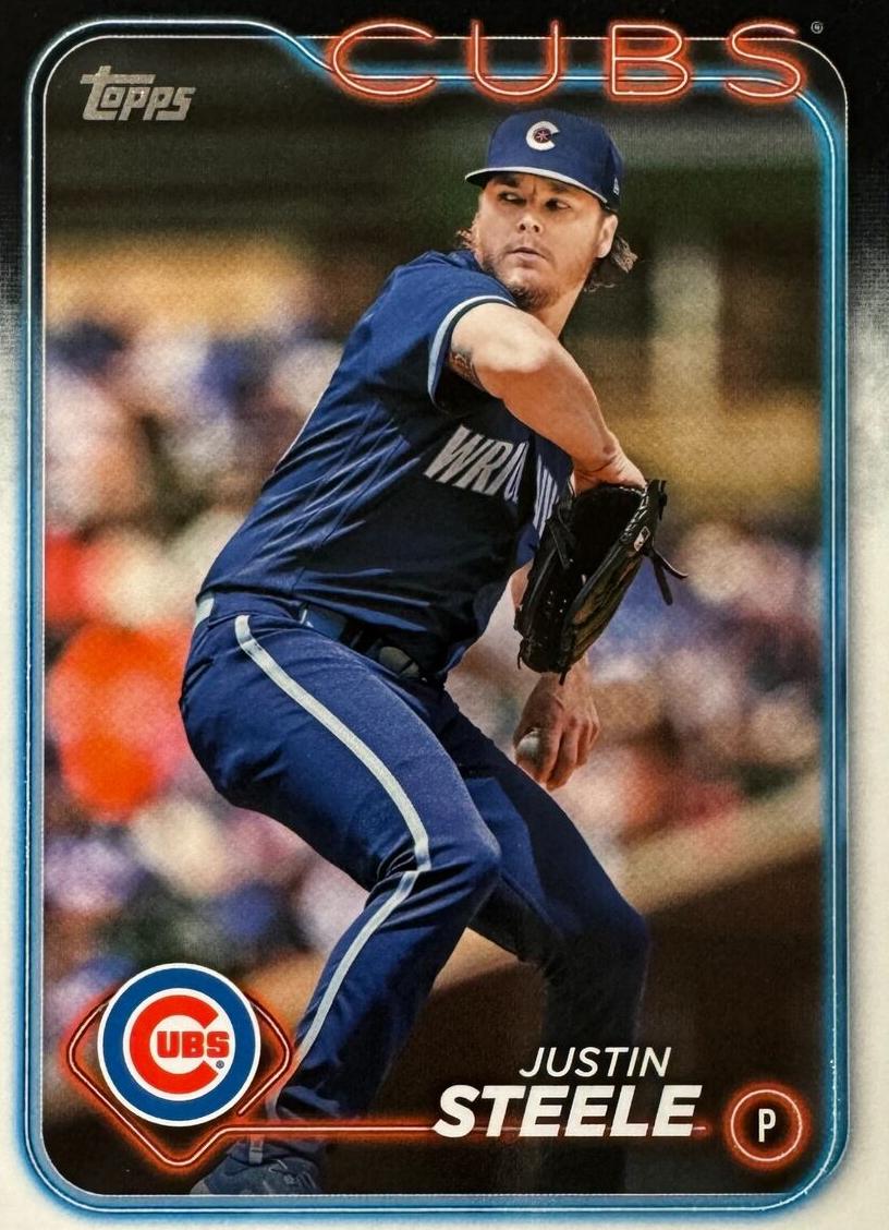 Justin Steele 2024 Topps Series 1 card