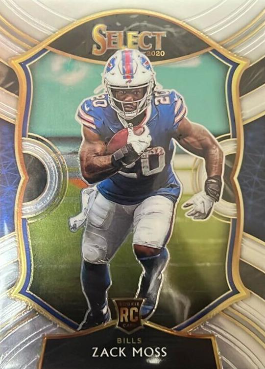 2020 Panini Select Zack Moss #69 card