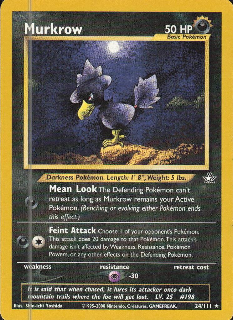 Murkrow 2000 Pokemon Neo Genesis
