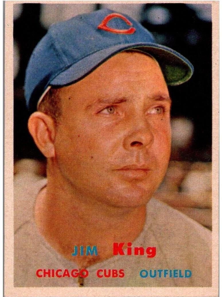 1957 Topps Jim King #186 card