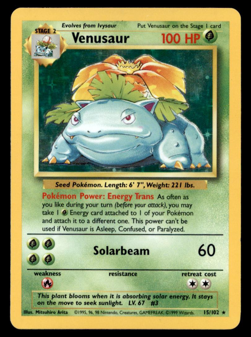 Venusaur Holo 1999 Pokemon Base Set