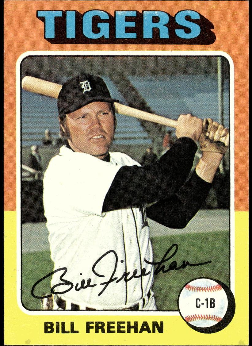 1975 Topps Mini Bill Freehan #397 card