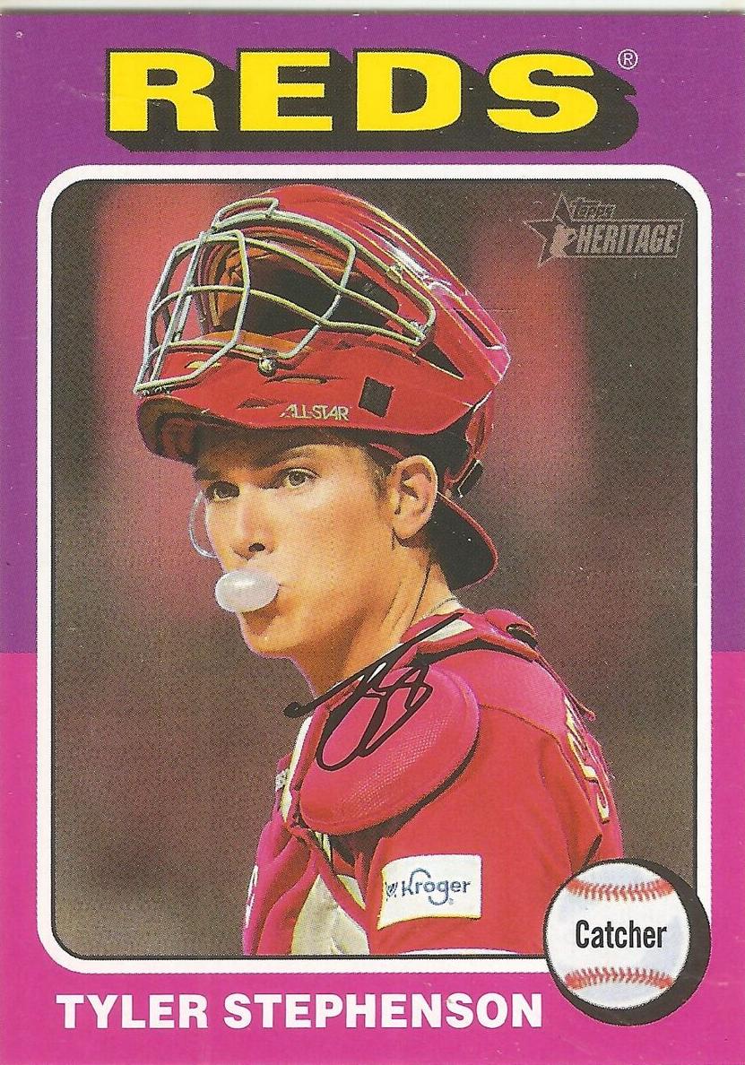 2024 Topps Heritage Tyler Stephenson #68 card