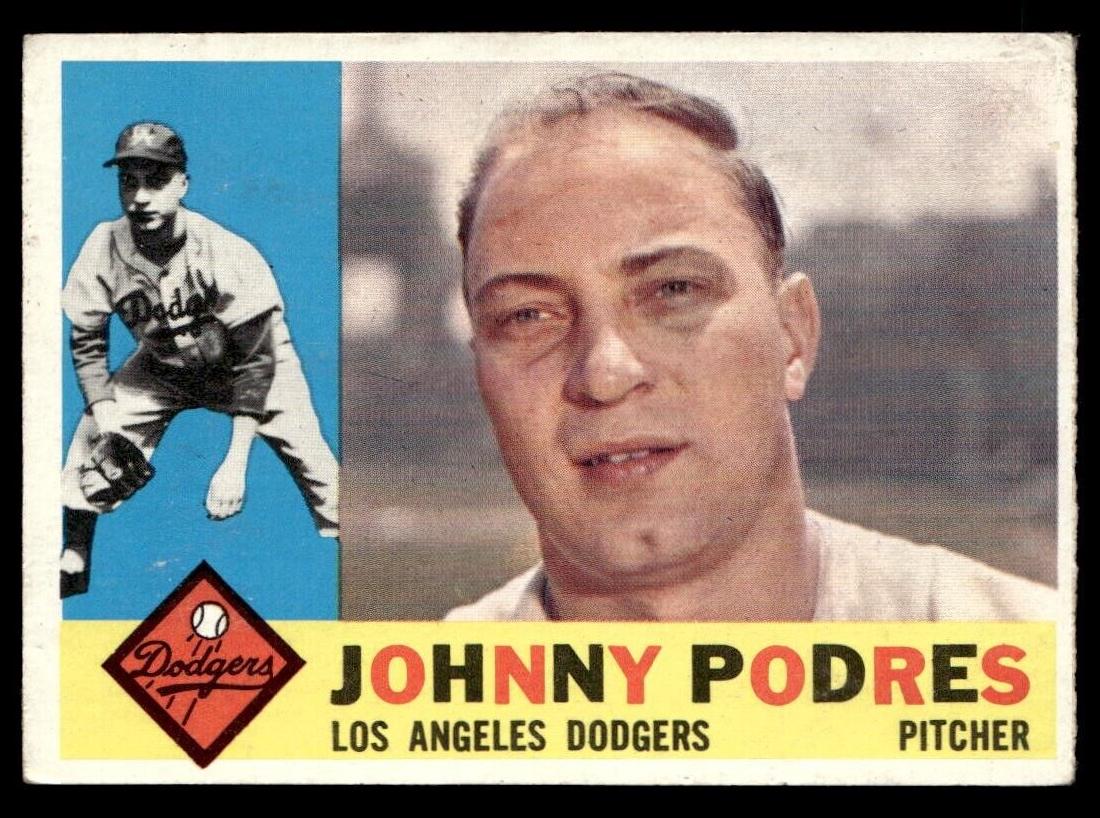 1960 Topps Johnny Podres #425 card