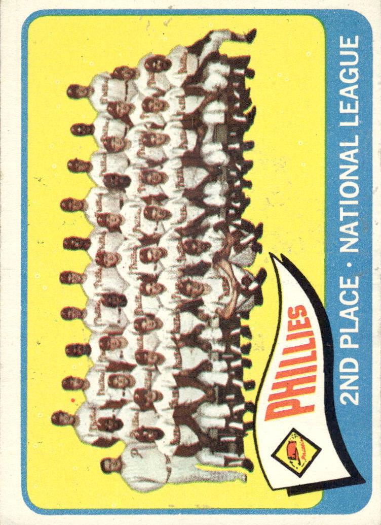 1965 Topps Phillies Team #338 card