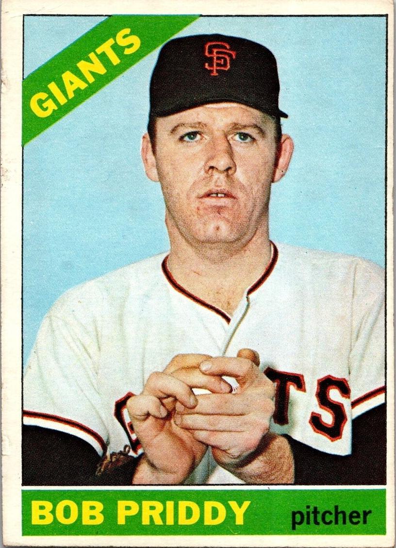 1966 Topps Bob Priddy #572 card