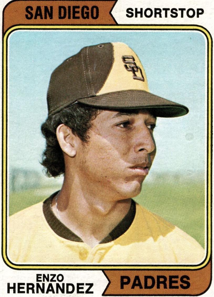1974 Topps Enzo Hernandez #572 card