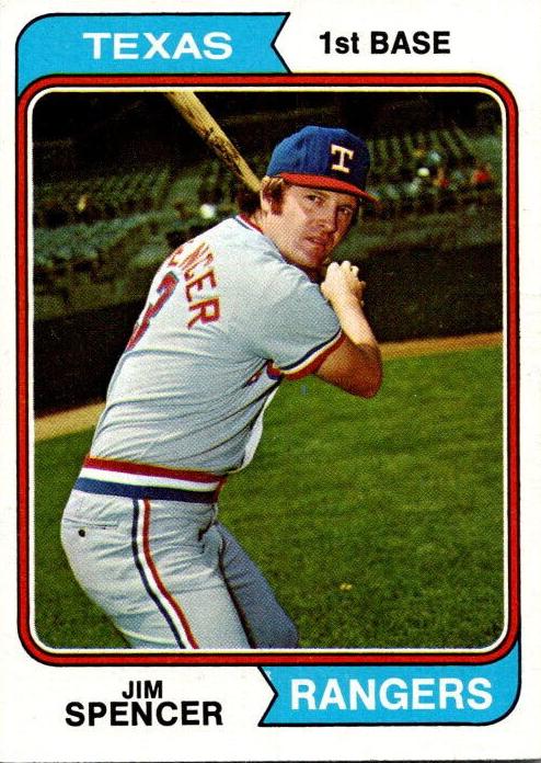 1974 Topps Jim Spencer #580 card