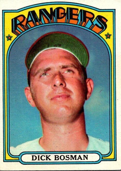 1972 Topps Dick Bosman #365 card