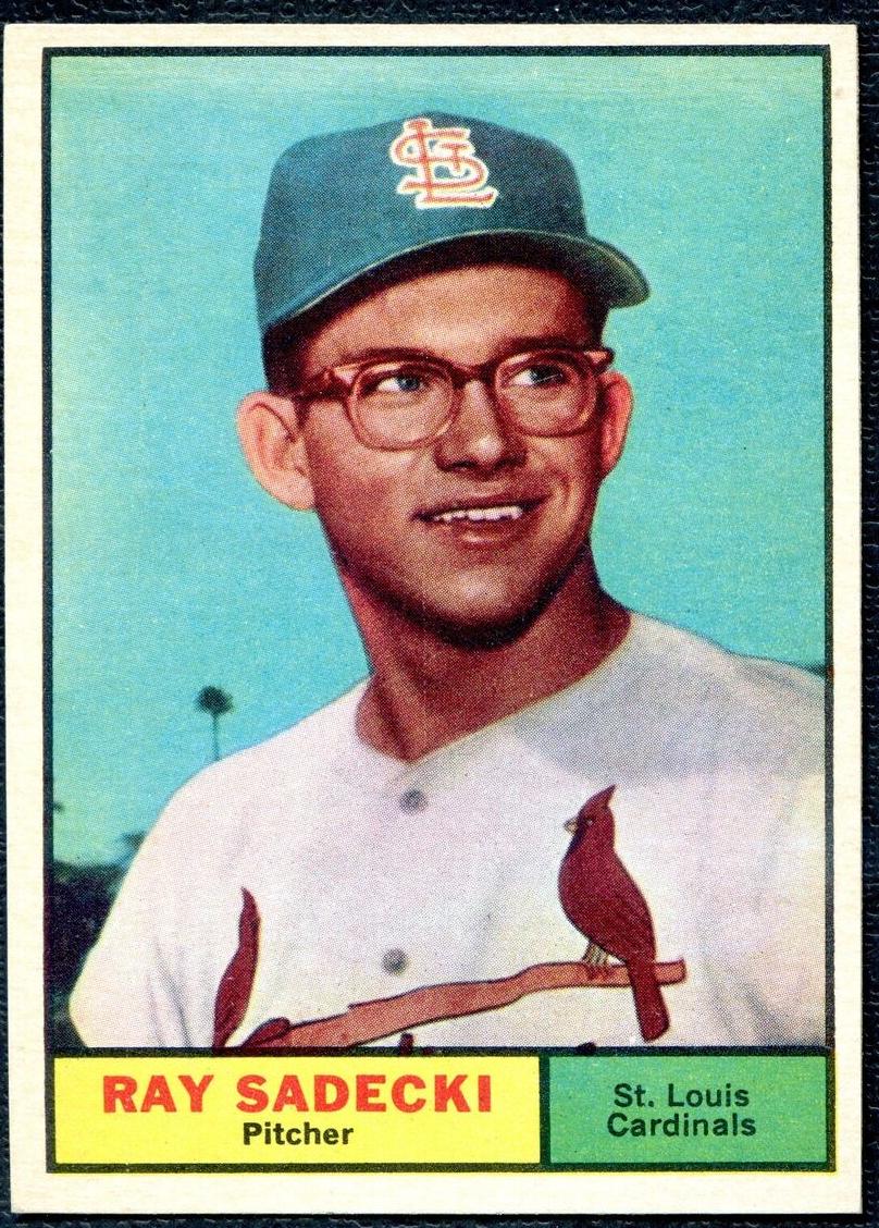 1961 Topps Ray Sadecki #32 card