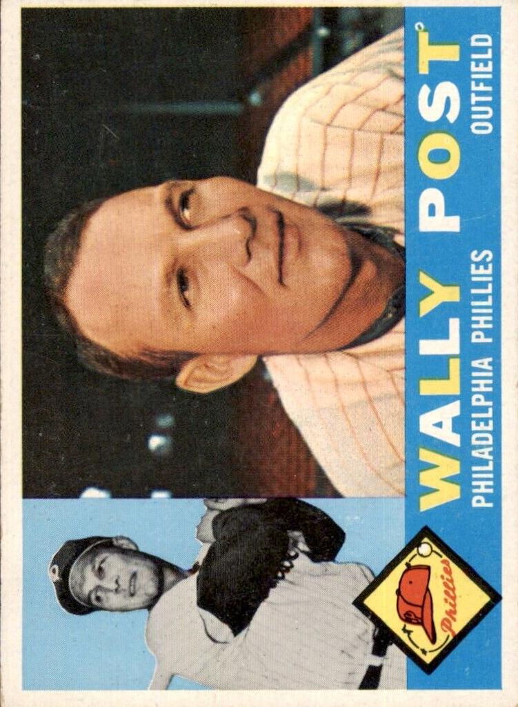 1960 Topps Wally Post #13 card