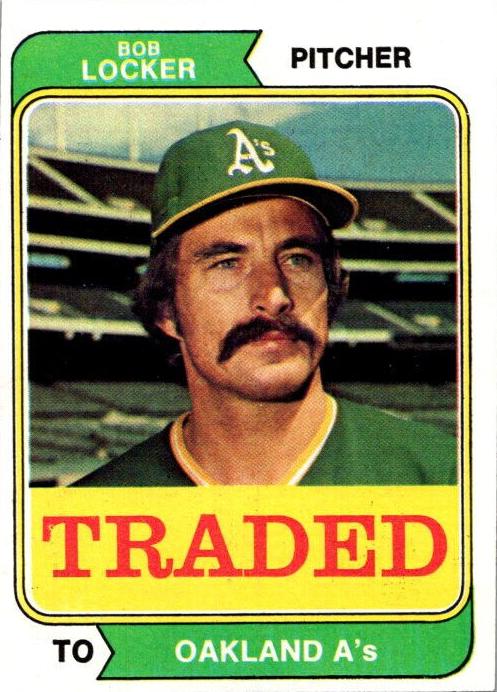 1974 Topps Bob Locker #62 card